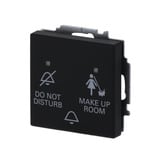 0 Klingeltast Einsatz 2059 UC-885, Taster schwarz, Retail