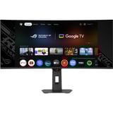 ASUS ROG Strix QD-OLED XG34WCDMTG, Gaming-Monitor 86.4 cm (34 Zoll), schwarz, WQHD, Curved, DP, HDMI, Google TV, HDR, 240Hz Panel