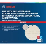 Bosch Professional Expert M480 Netzstruktur-Schleifblatt Ø 150mm, K320 50 Stück, für Exzenterschleifer