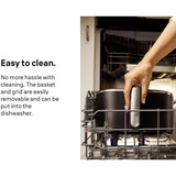 Braun 2-in-1 Heißluftfritteuse MultiFry 5, HF 5054I schwarz, 2.000 Watt, Korb 6,0 Liter