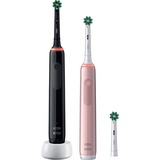 Braun Oral-B Pro 3 3900N Geschenk Edition, Elektrische Zahnbürste schwarz/pink, inkl. 2. Handstück