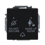 Busch-Jaeger Klingeltast Einsatz 2059 UC-885, Taster schwarz, Retail