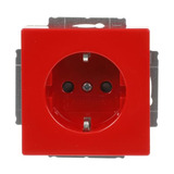 Busch-Jaeger Schutzkontakt Steckdosen Einsatz 20 EUCKS 12 82 101 rot, Retail