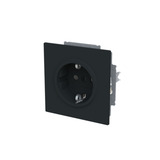 Busch-Jaeger Schutzkontaktsteckdose Safety Plus schwarz, Retail