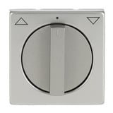 Busch-Jaeger Zentralscheibe Jalousie mit Drehknopf, Abdeckung edelstahl, Retail