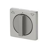 Busch-Jaeger Zentralscheibe Jalousie mit Drehknopf, Abdeckung edelstahl, Retail