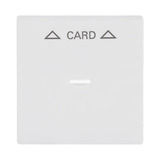 Busch-Jaeger Zentralscheibe für Schalter mit mattierter Oberfläche, Abdeckung weiß (matt), Retail