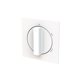 Busch-Jaeger Zentralscheibe mit Drehgriff, Abdeckung weiß, Retail