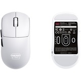 CHERRY XTRFY M68 Pro Wireless, Gaming-Maus weiß/schwarz