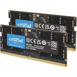 Crucial DIMM 128 GB DDR5-5600 (2x 64 GB) Dual-Kit, Arbeitsspeicher schwarz, CT2K64G56C46U5, INTEL XMP, AMD EXPO