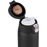 Emsa TRAVEL MUG light Thermobecher schwarz (matt), 0,4 Liter, Flip-Deckel