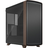 Fractal Design Summit Black TG Light Tint, Tower-Gehäuse schwarz/holz