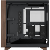Fractal Design Summit Black TG Light Tint, Tower-Gehäuse schwarz/holz