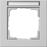 Gira Abdeckrahmen einfach, Abdeckung grau, Retail