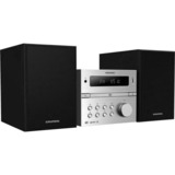 Grundig CMS 4200, Kompaktanlage silber, Bluetooth, DAB+, CD, FM