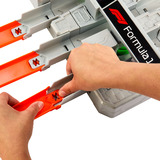 Hot Wheels Hot Wheels Racing Formel 1 Grand Prix Trackset, Rennbahn mit 3 Die-Cast Spielzeugautos im Maßstab 1:64