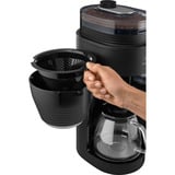 Melitta AromaFresh X , Filtermaschine schwarz (matt)/silber, mit Mahlwerk