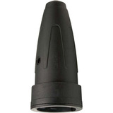 Merten Gummi-Kupplung 2-polig mit bruchgeschütztem Einsatz für Leitungen bis 3x2,5 mm² schwarz, Retail