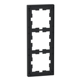 Merten Rahmen drei fach schwarz (glänzend), Retail