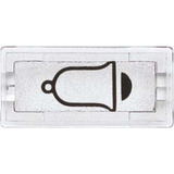Merten Symbol Klingel rechteckig, Schalter transparent, Retail