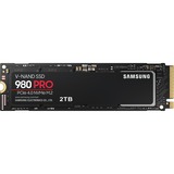 SAMSUNG 980 PRO 2 TB, SSD PCIe 4.0 x4, NVMe 1.3c, M.2 2280, intern