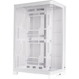 Thermaltake CAPO X Snow White, Big-Tower-Gehäuse weiß, Dual System Case, Panoramaglas