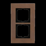 0 Rahmen zwei fach bronze, Retail