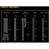 ASRock Challenger CL-650G 650W, PC-Netzteil schwarz, 2x PCIe, 650 Watt