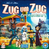 Asmodee Zug um Zug: Gruselfahrt, Brettspiel 