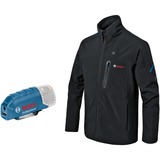 Bosch Heat+Jacket GHJ 12+18V Solo Größe 3XL, Arbeitskleidung schwarz, ohne Akku und Ladegerät