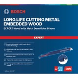 Bosch Professional EXPERT Säbelsägeblatt ‘Wood with Metal Demolition’ S 1267 XHM, 10 Stück Länge 300mm