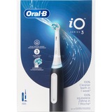 Braun Oral-B iO Series 3 Matt Black mit Reiseetui, Elektrische Zahnbürste schwarz, Matt Black
