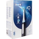 Braun Oral-B iO Series 3 Matt Black mit Reiseetuie, Elektrische Zahnbürste schwarz, Matt Black