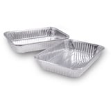 Broil King Fett-Auffangschalen für Baron, Crown, Regal Q, Imperial QS, Tropfschale aluminium, 3 Stück