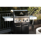 Broil King Gasgrill Baron 490 schwarz/edelstahl, mit Seiten- und Heckbrenner