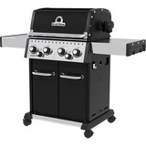 Broil King Gasgrill Baron 490 schwarz/edelstahl, mit Seiten- und Heckbrenner