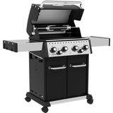 Broil King Gasgrill Baron 490 schwarz/edelstahl, mit Seiten- und Heckbrenner