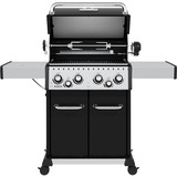 Broil King Gasgrill Baron 490 schwarz/edelstahl, mit Seiten- und Heckbrenner