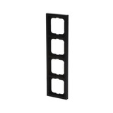 Busch-Jaeger Rahmen vierfach, future linear, Plattform sechsundsechzig, Typ 1724-885K schwarz (matt), Retail