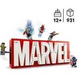 LEGO 76313 Marvel Super Heroes Marvel Logo & Minifiguren, Konstruktionsspielzeug 