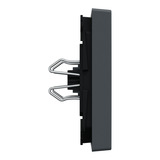 Merten Wippe Klingel für Wechselschalter, Kreuzschalter und Taster, 1-fach, anthrazit anthrazit, Retail