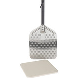 Ninja Artisan Outdoor-Elektro-Pizzaofen und Heißluftfritteuse MO201EU grau/edelstahl, 1.760 Watt, für Pizzen bis ca. Ø 30cm