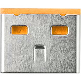 SMARTKEEPER ESSENTIAL USB-A Port Lock (UL03), Einsteckschloss Farbcode Orange, 10 Stück