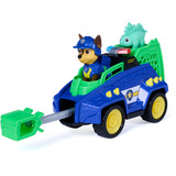 Spin Master Paw Patrol: Der Dino Film - Chases Dino-Rettungs-Cruiser, Spielfahrzeug 