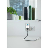 Theben eltimo 020 top3 , Zeitschaltuhr weiß, Digitale Steckdosenschaltuhr mit Wochenprogramm