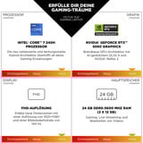 Victus by HP 15-fa2160ng, Gaming-Notebook schwarz, Intel® Core™ i5-13420H, NVIDIA GeForce RTX 5050, 24 GB DDR5, 512 GB (512 GB SSD), Windows 11 Home