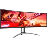 AOC AGON AG493QCX, Gaming-Monitor 124 cm (49 Zoll), schwarz/grau, DFHD, VA, HDR, NVIDIA G-Sync, 144Hz Panel