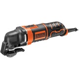 BLACK+DECKER Multifunktions-Werkzeug MT300KA orange/schwarz, Koffer, 300 Watt, 12-tlg. Zubehörset