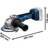 Bosch 18V Profi Set, 5 Werkzeuge (GBH 18V-26, GSB 18V-65, GSA 18V-LI, GWS 18V-11, GLI 18V-1200 C), Werkzeug-Set blau, 3x Li-Ion Akku 5,0Ah, in XL-BOXX