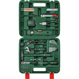Bosch Heimwerken & Garten Werkzeug Set, 73-teilig, Werkzeug-Set grün, mit Werkzeugkoffer